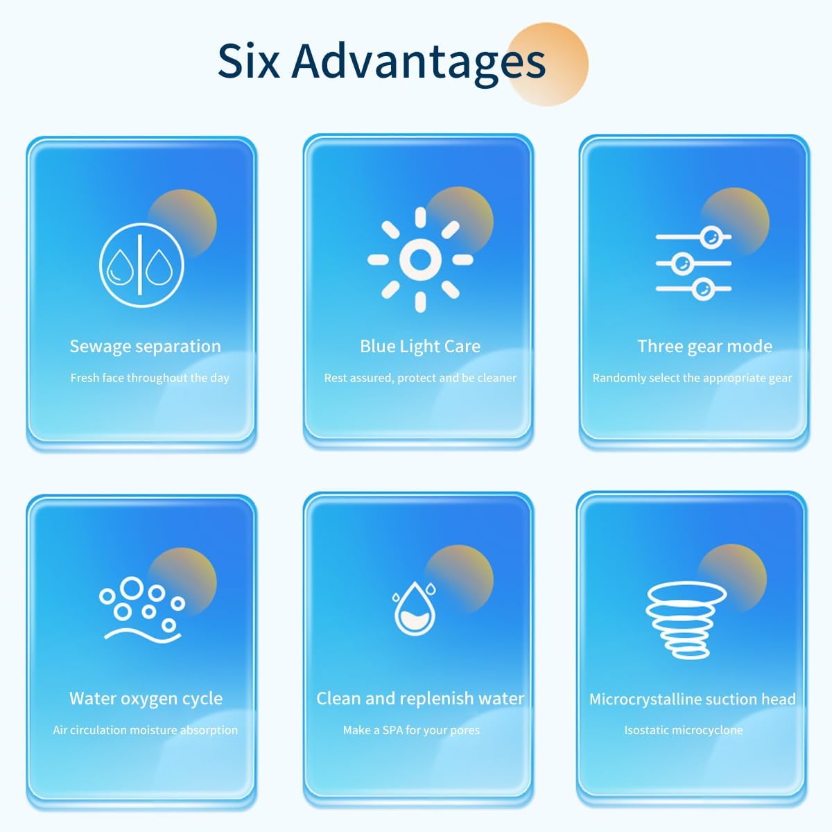 Azra Aqua Vacuum Pore Cleaner | Mini Hydra Facial Device