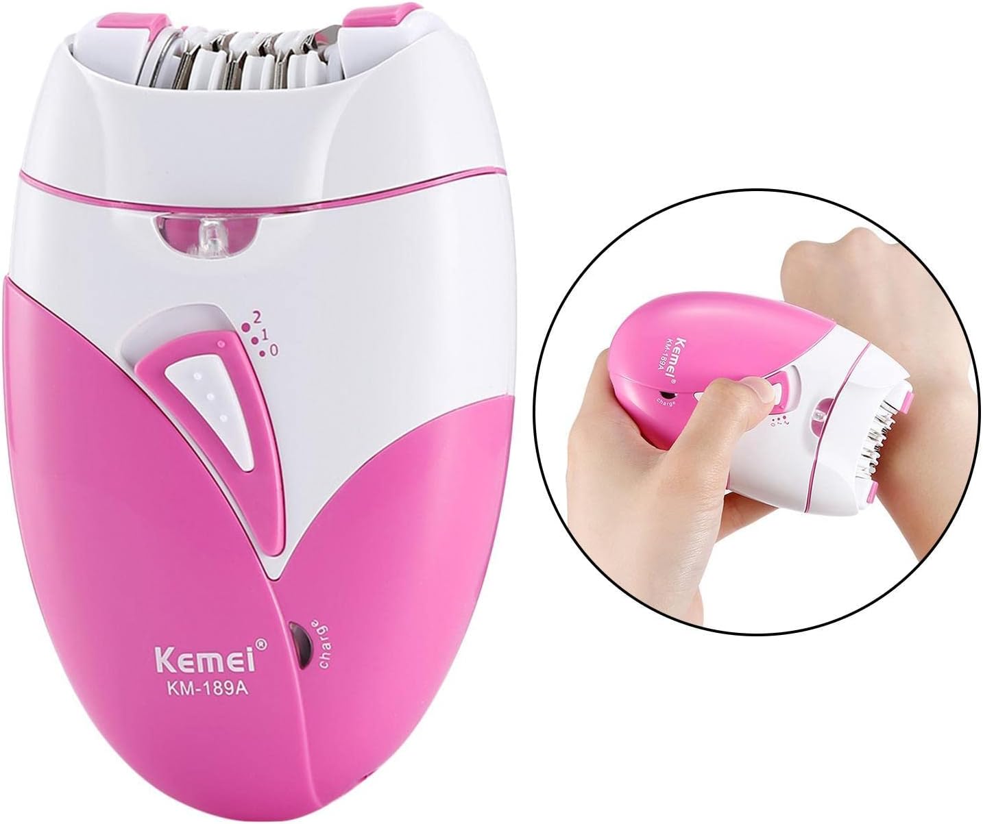 Compact Smooth Silky Rechargeable Epilator Shaver for Women