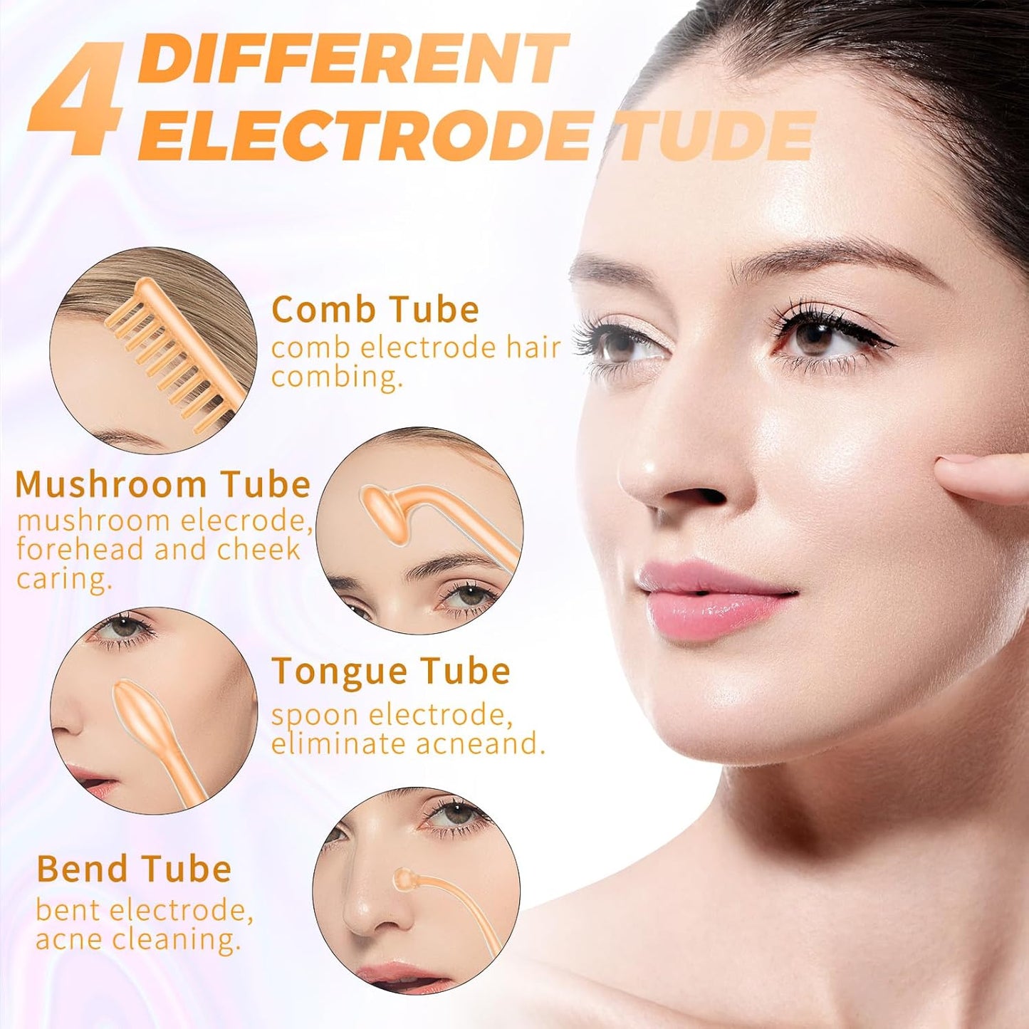 Azra High Frequncy Portable Handheld Facial Skin Care Wand Machine