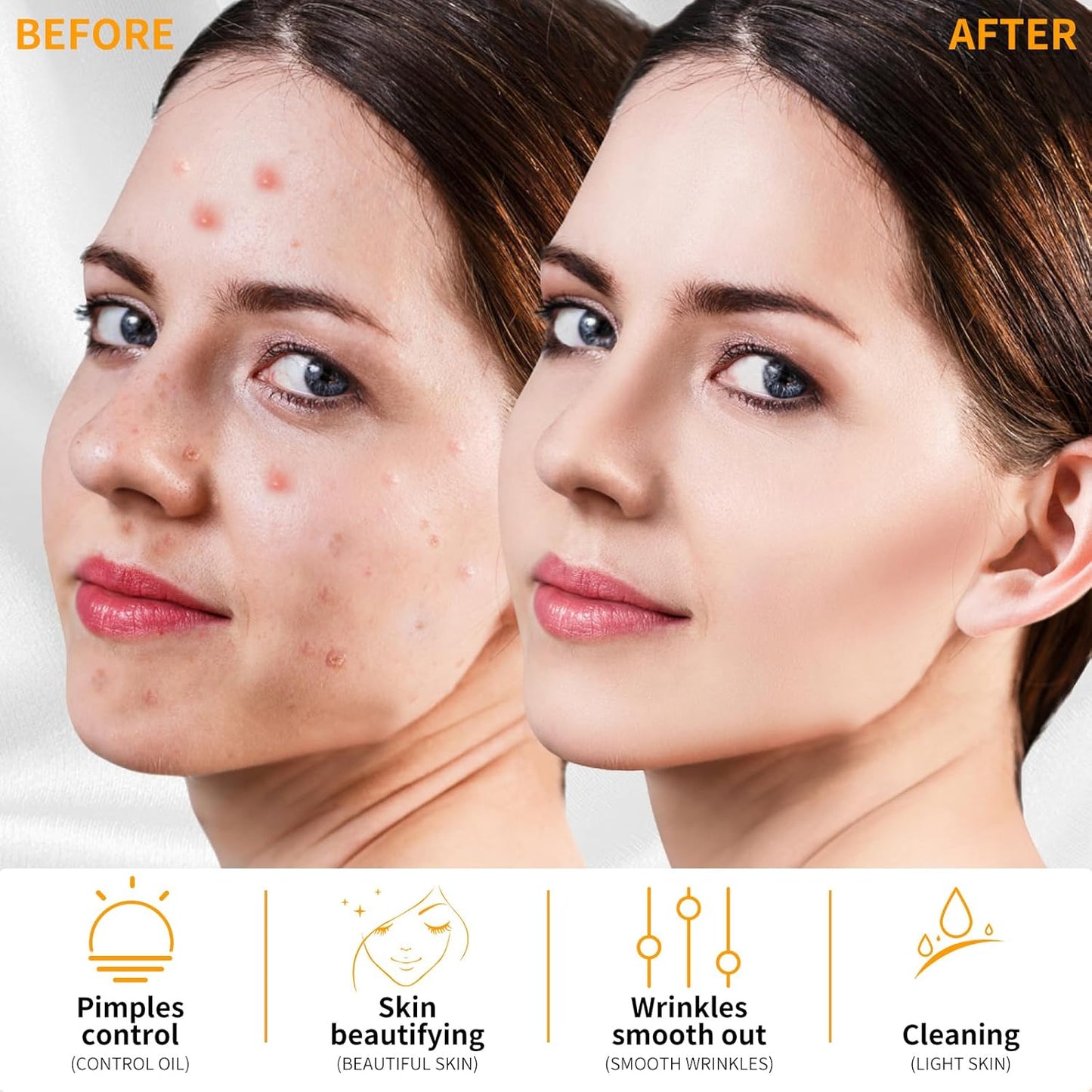Azra High Frequncy Portable Handheld Facial Skin Care Wand Machine