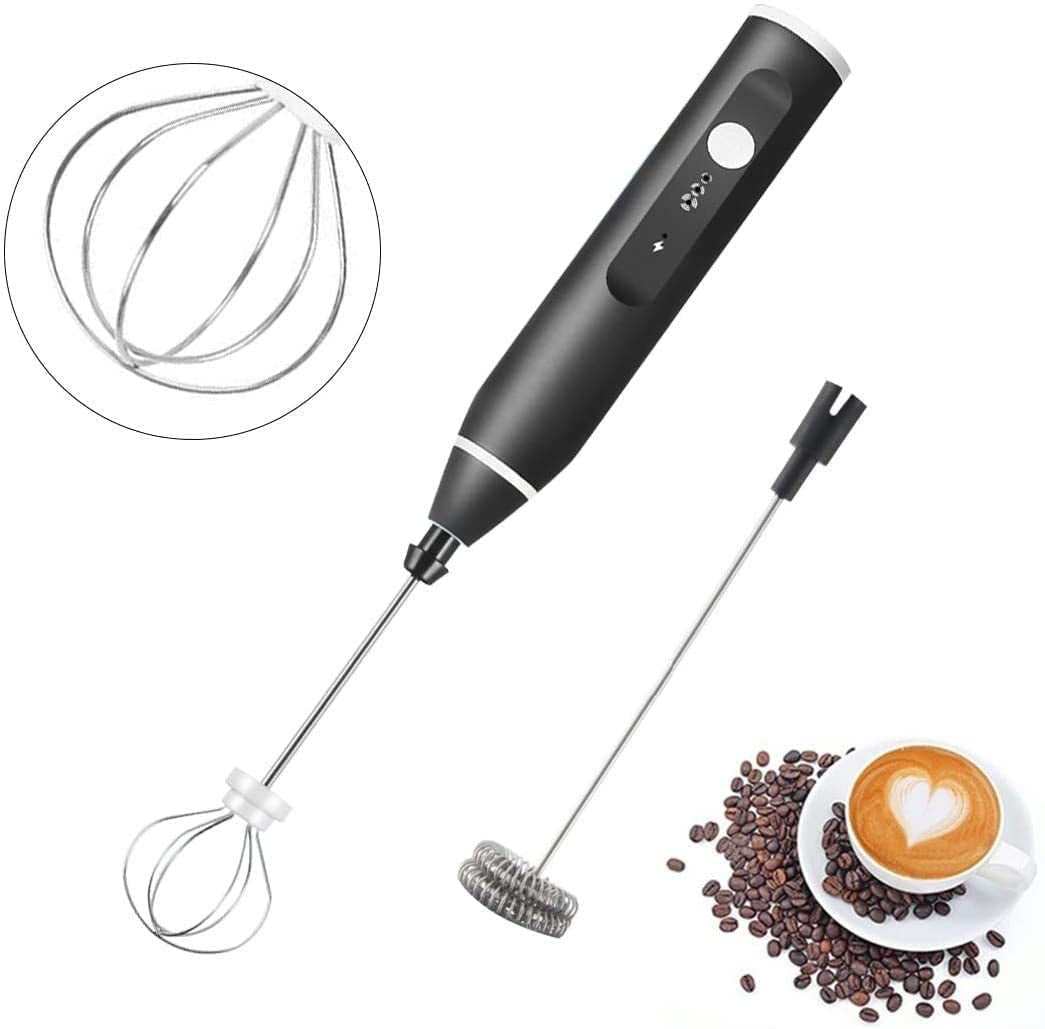 2 in 1 Rechargeable Electric Coffee & Egg Beater - Lassi Maker etc