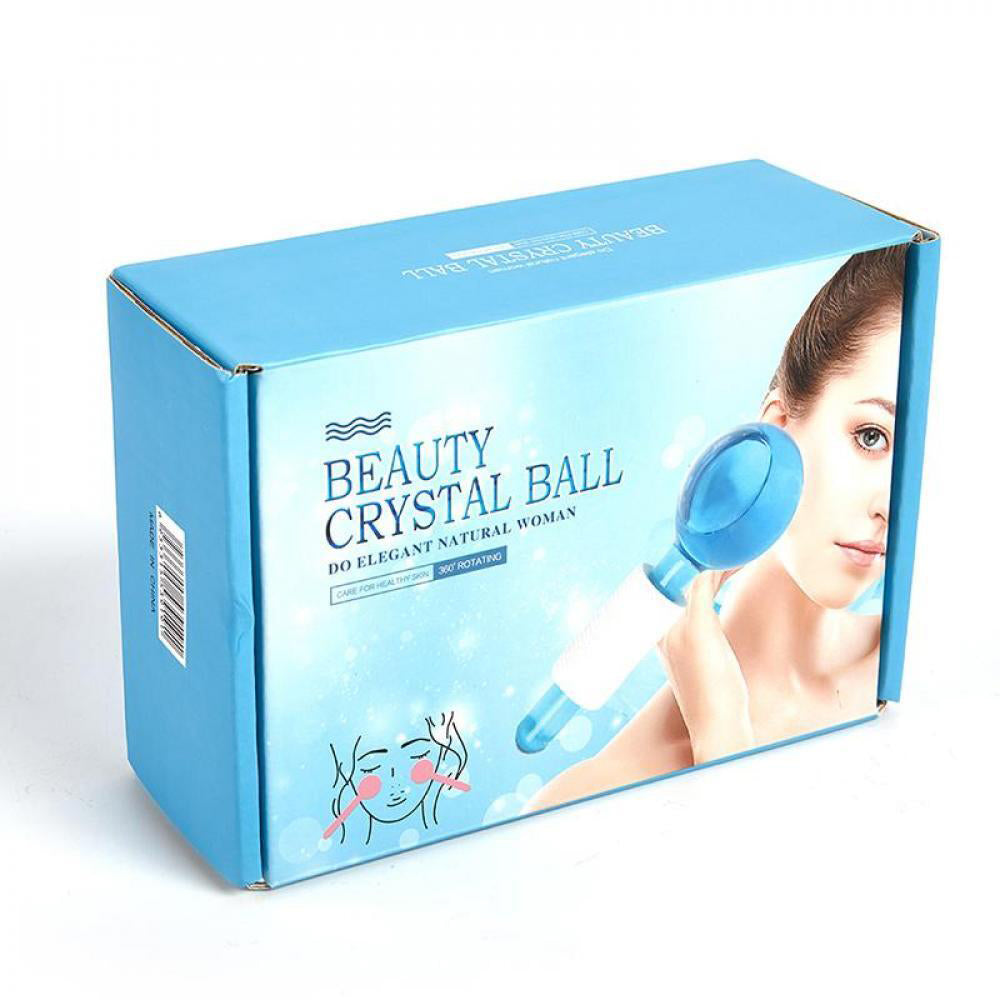 Beauty Crystal Ball - Natural Quartz Facial Massager for Relaxation and Skincare Enhancement