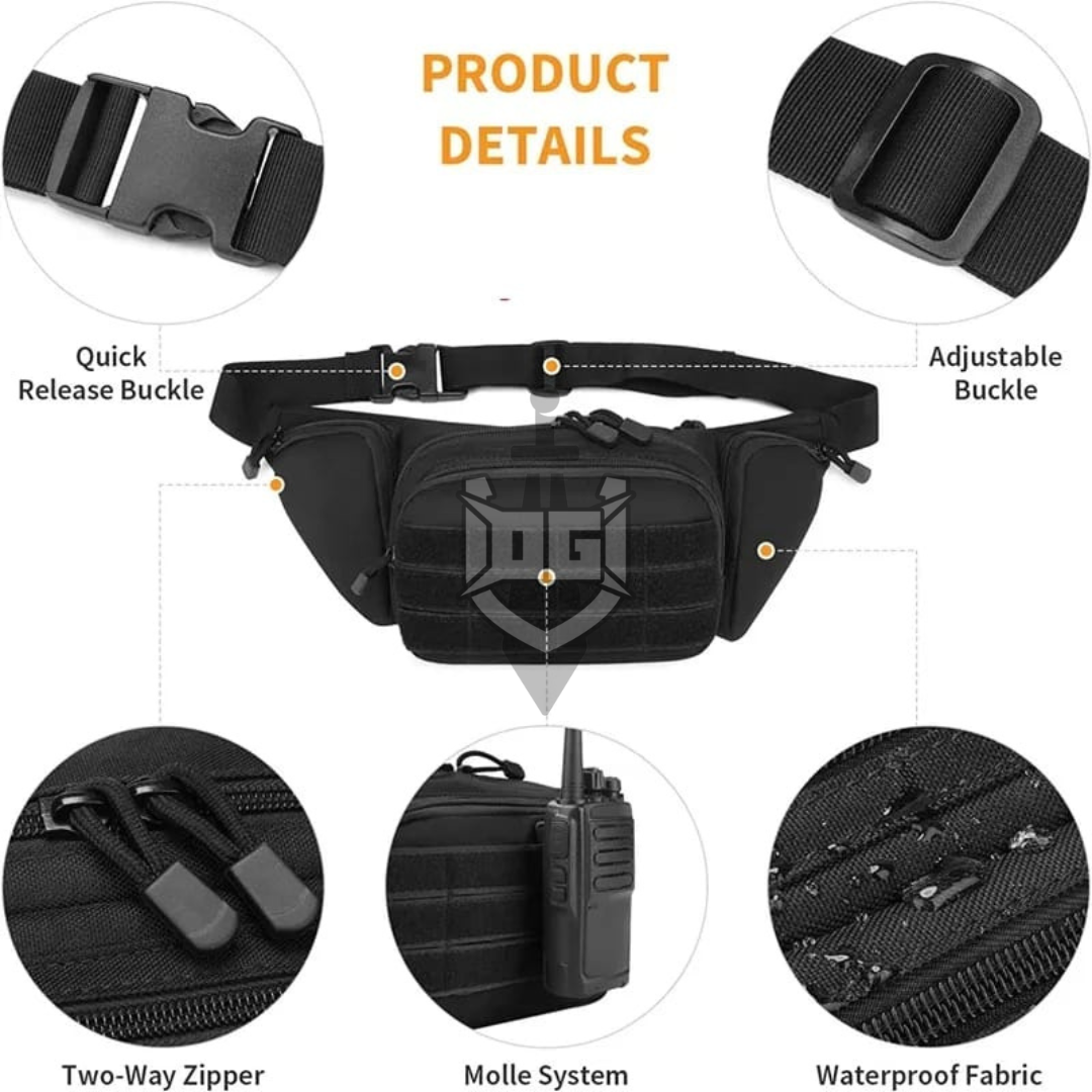 Multifunctonal Holster Belly Band Pouch By DEFENSIVE GADGETS