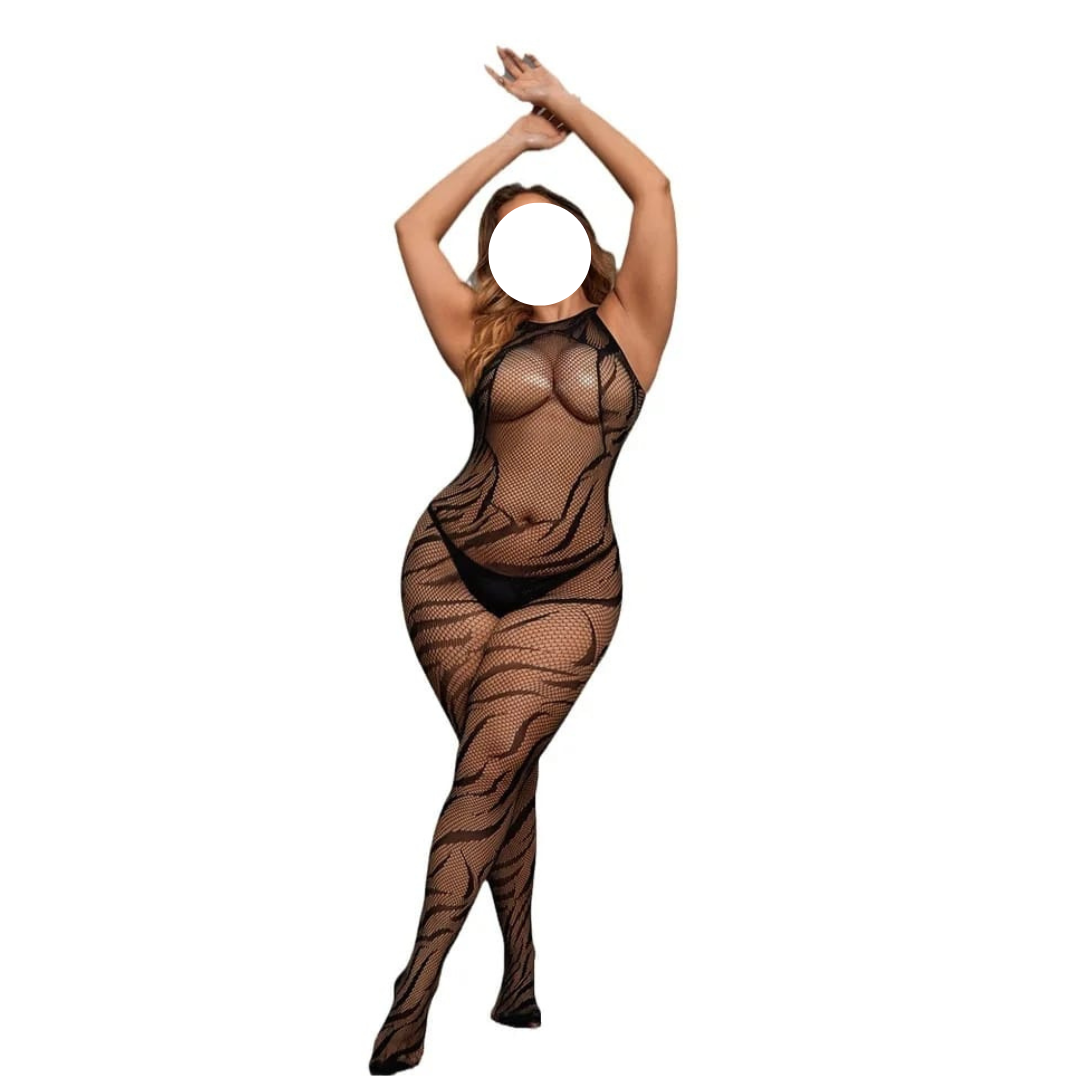 Women's Polymide and Elastane Full Body Stocking