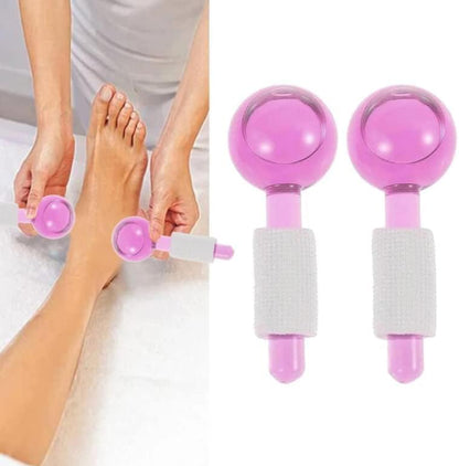 Beauty Crystal Ball - Natural Quartz Facial Massager for Relaxation and Skincare Enhancement