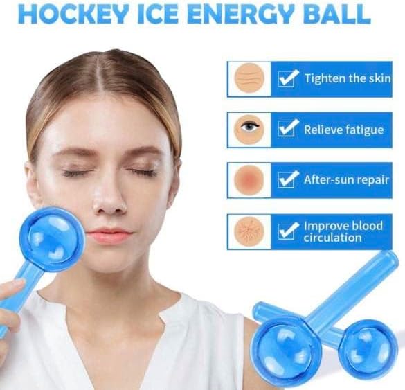 Beauty Crystal Ball - Natural Quartz Facial Massager for Relaxation and Skincare Enhancement
