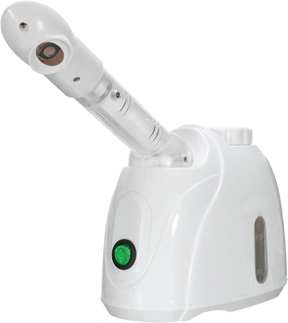 Facial Steamer with Extended Arm & Aromatherapy – Warm Mist Humidifier for Home Skin Care