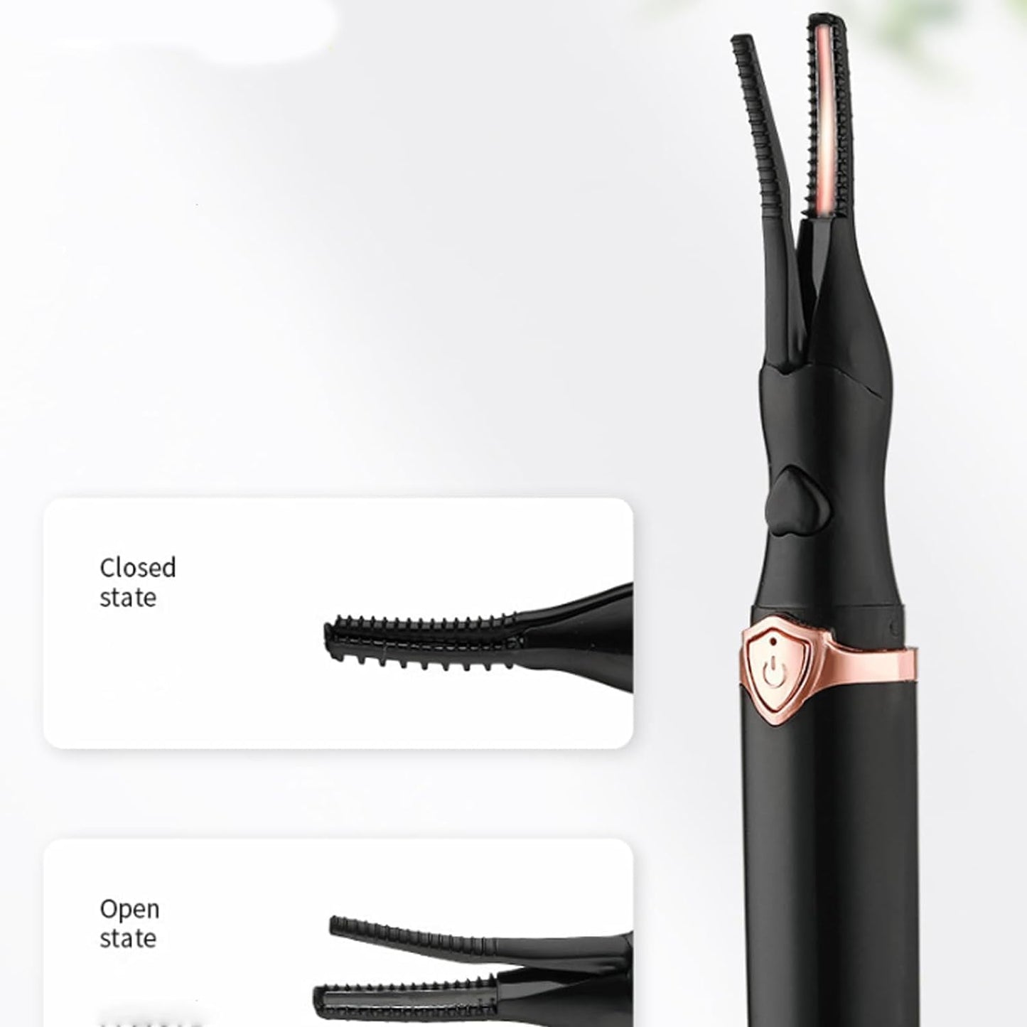 Azra Heated Electric Eyelash Curler – Rechargeable Lash Lifting Tool