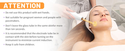 Azra High Frequncy Portable Handheld Facial Skin Care Wand Machine