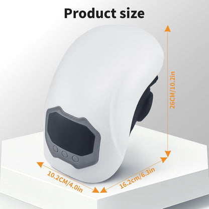 AZRA 3-in-1 Cordless Knee Massager with Heat, Vibration & Red Light