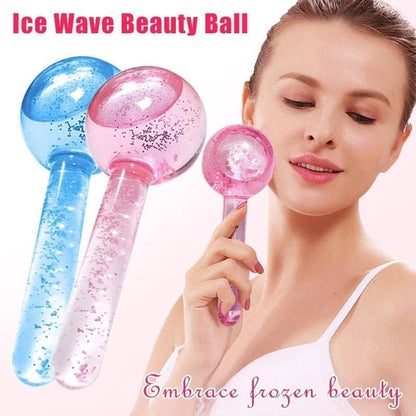 Beauty Crystal Ball - Natural Quartz Facial Massager for Relaxation and Skincare Enhancement