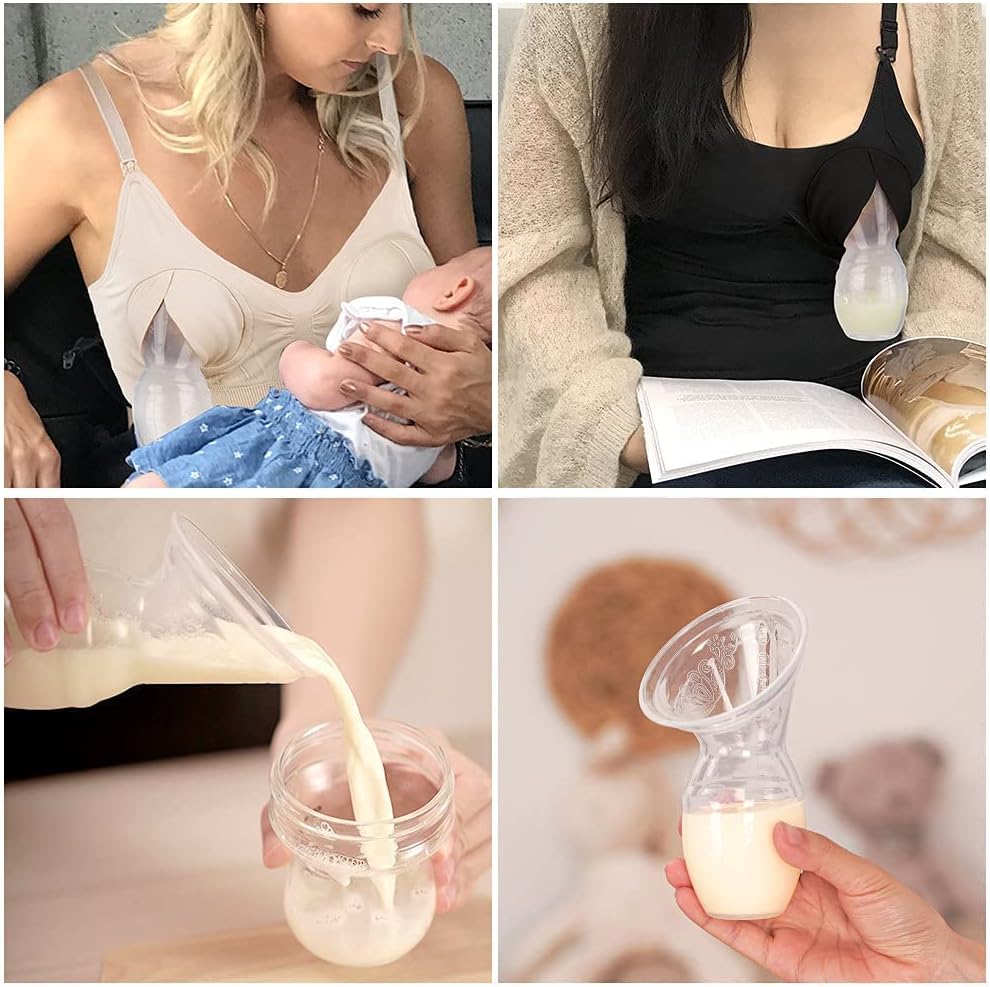 Effortless Milk Collection with the Silicone Haakaa Manual Breast Pump