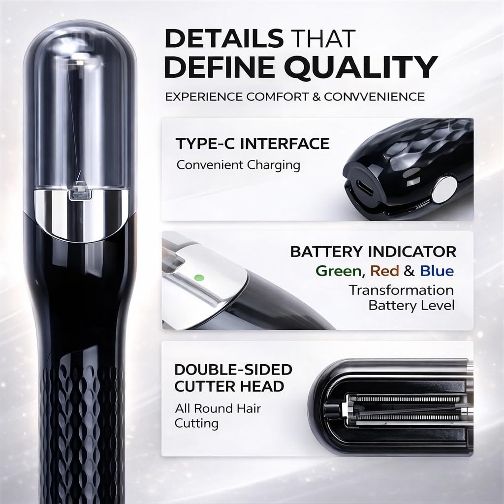 AZRA Split End Hair Trimmer | Rechargeable Split Ends Remover
