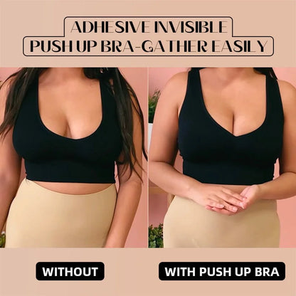 Adhesive Bra, Push up Strapless Self Adhesive Bra