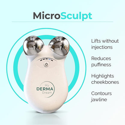 Azra Microcurrent Facial Toning & Sculpting Tool | MY DERMA DREAM