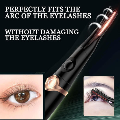 Azra Heated Electric Eyelash Curler – Rechargeable Lash Lifting Tool