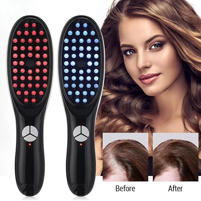 Hair Growth Brush with Steam & Vibration | Azra.pk