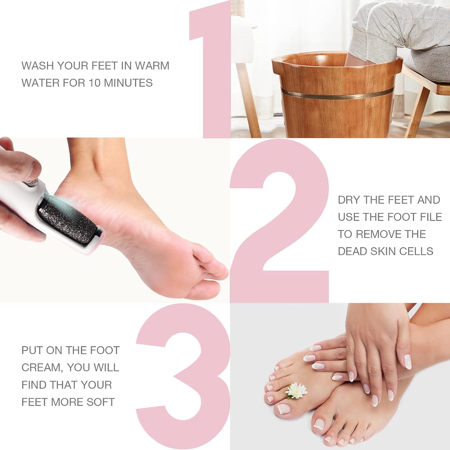 Rechargeable Electric Foot Callus Remover | Azra.pk