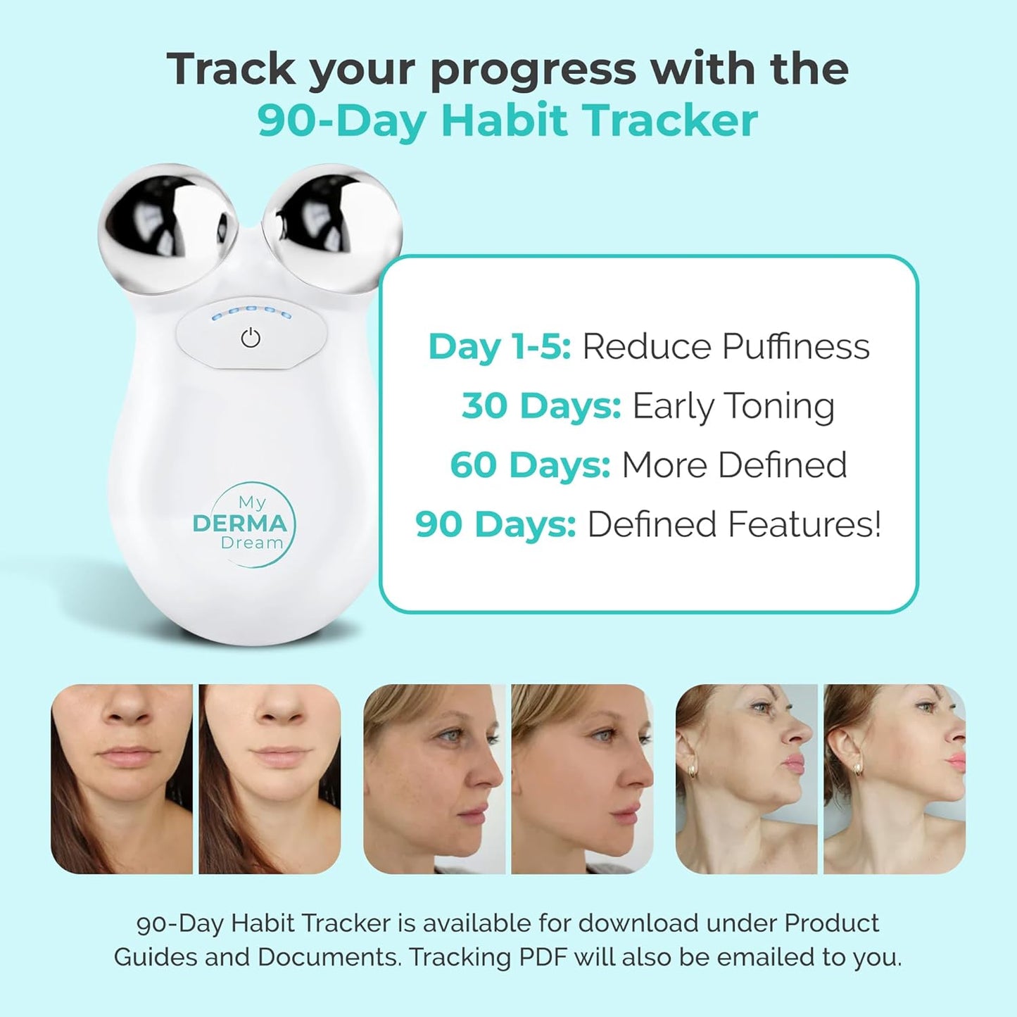 Azra Microcurrent Facial Toning & Sculpting Tool | MY DERMA DREAM
