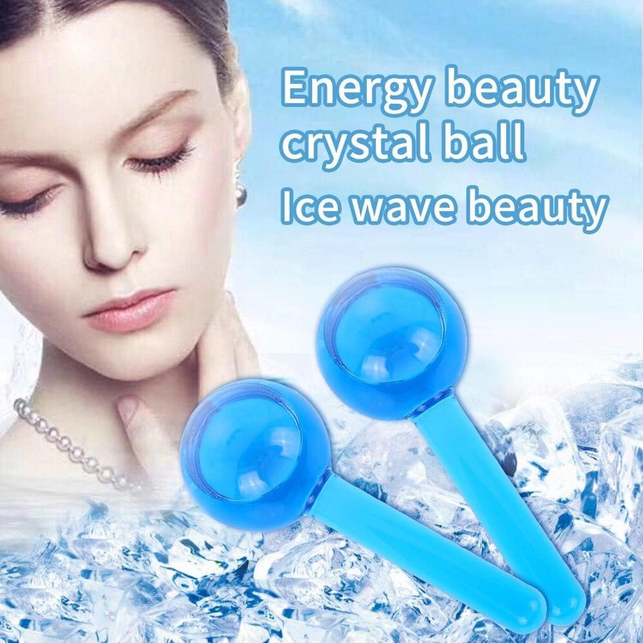 Beauty Crystal Ball - Natural Quartz Facial Massager for Relaxation and Skincare Enhancement