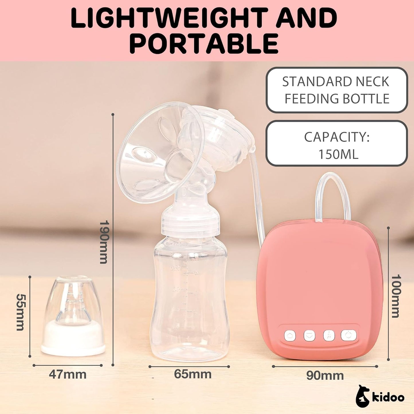 Single Electric Breast Pump - Massage and Expression Modes
