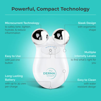 Azra Microcurrent Facial Toning & Sculpting Tool | MY DERMA DREAM