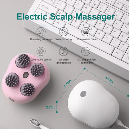 AZRA Rechargeable Scalp Massager with Red Light