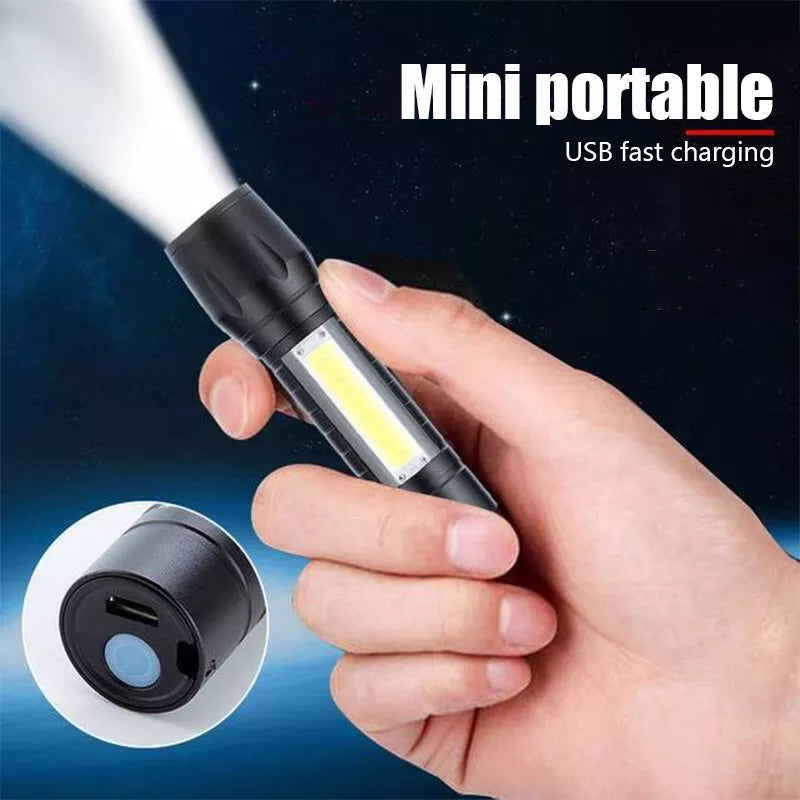 Mini Portable Rechargeable Flashlight