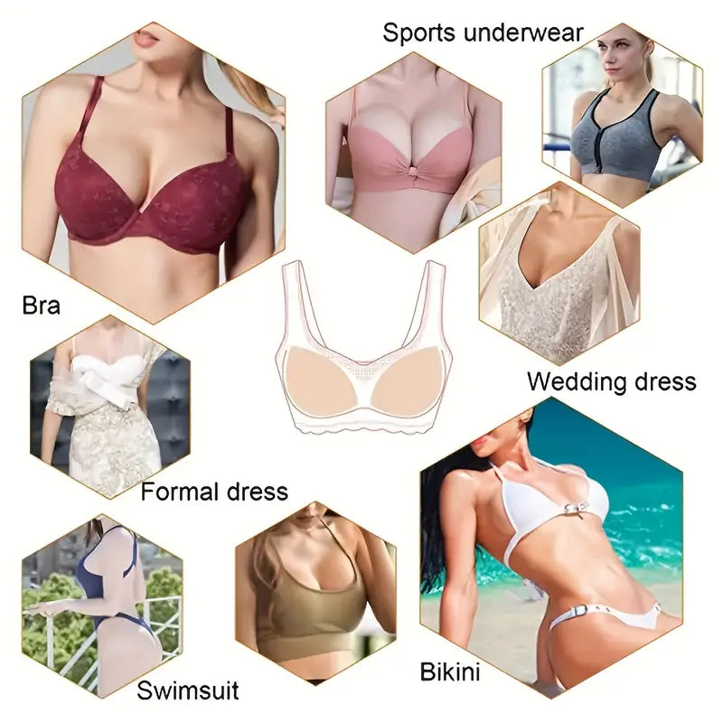 Adhesive Bra, Push up Strapless Self Adhesive Bra