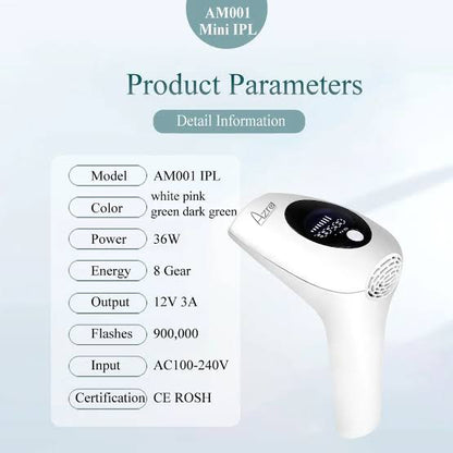 Azra Luxe Model IPL Device with 1 M Flashes & Auto Feature