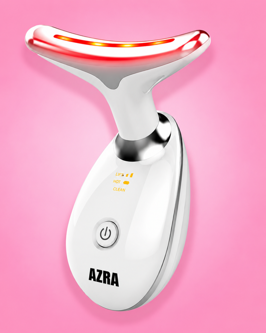 LED Face & Neck Anti-Aging Massager | Azra.pk
