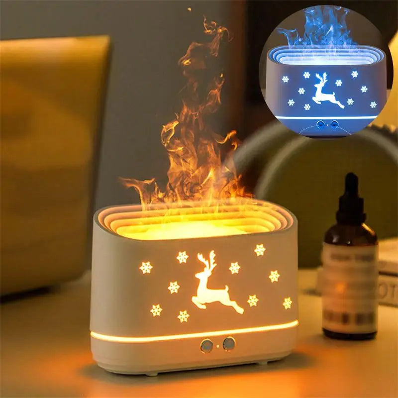 Deer Flame Aroma Diffuser – 3-in-1