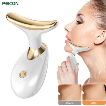 Electric Facial & Neck Massager for Lifting, Firming, and Double Chin Removal