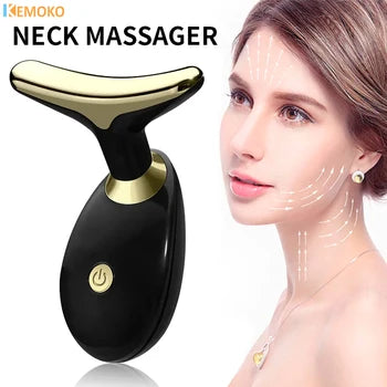 Electric Facial & Neck Massager for Lifting, Firming, and Double Chin Removal