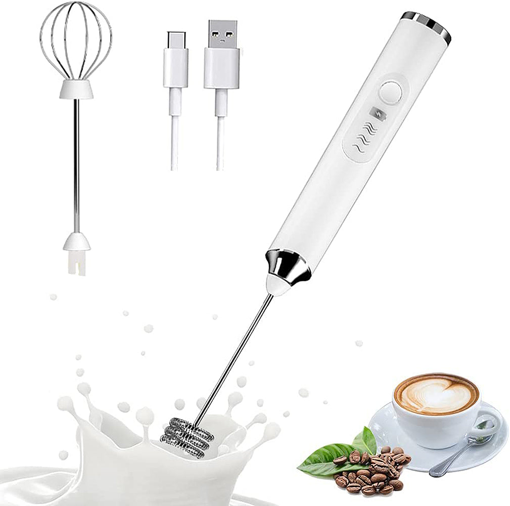 2 in 1 Rechargeable Electric Coffee & Egg Beater - Lassi Maker etc