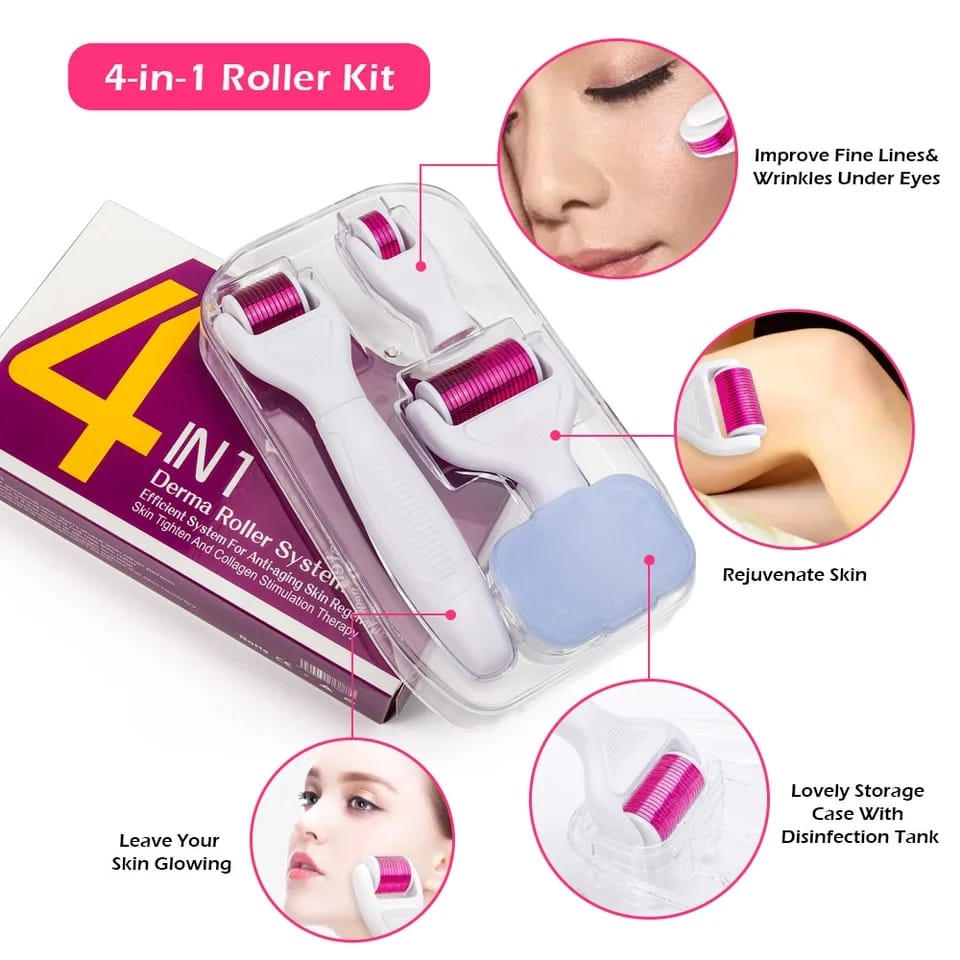 4 in 1 Derma Roller | Azra.pk