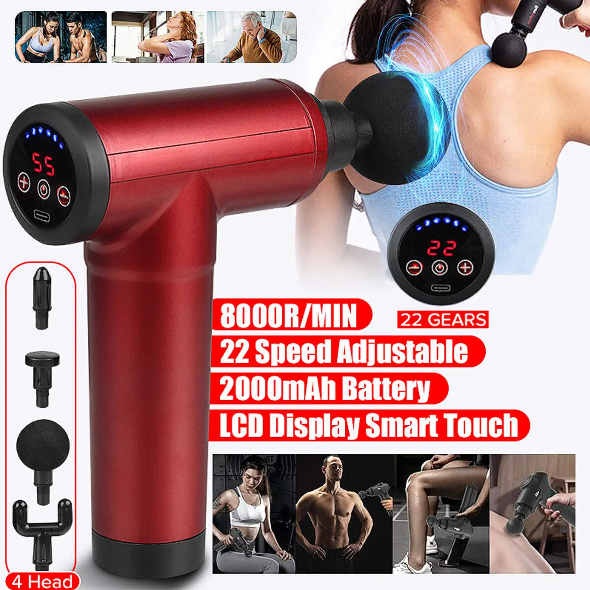 Portable Fascial Massage Gun