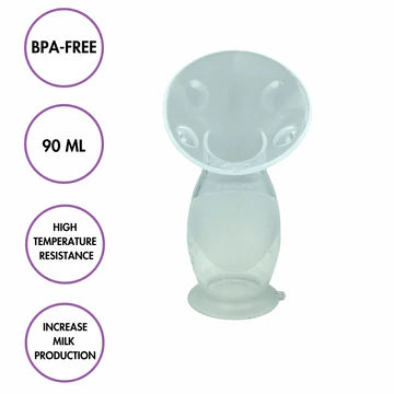 Effortless Milk Collection with the Silicone Haakaa Manual Breast Pump