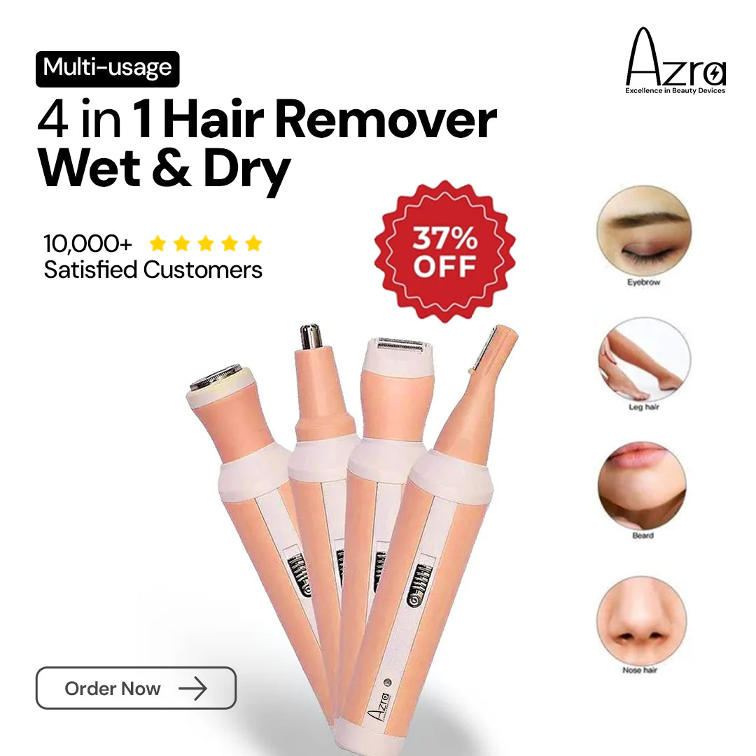 4 in 1 Rechargeable Trimmer | AZRA.PK