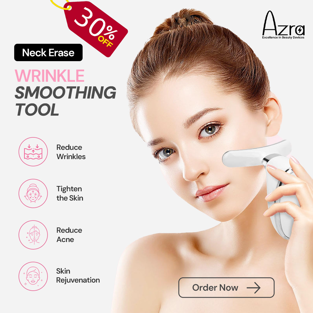 Electric Facial & Neck Massager for Lifting, Firming, and Double Chin Removal