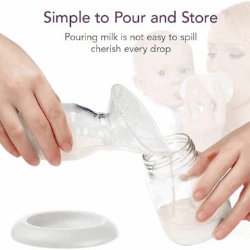 Effortless Milk Collection with the Silicone Haakaa Manual Breast Pump