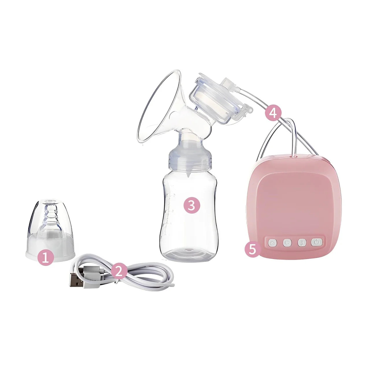 Single Electric Breast Pump - Massage and Expression Modes