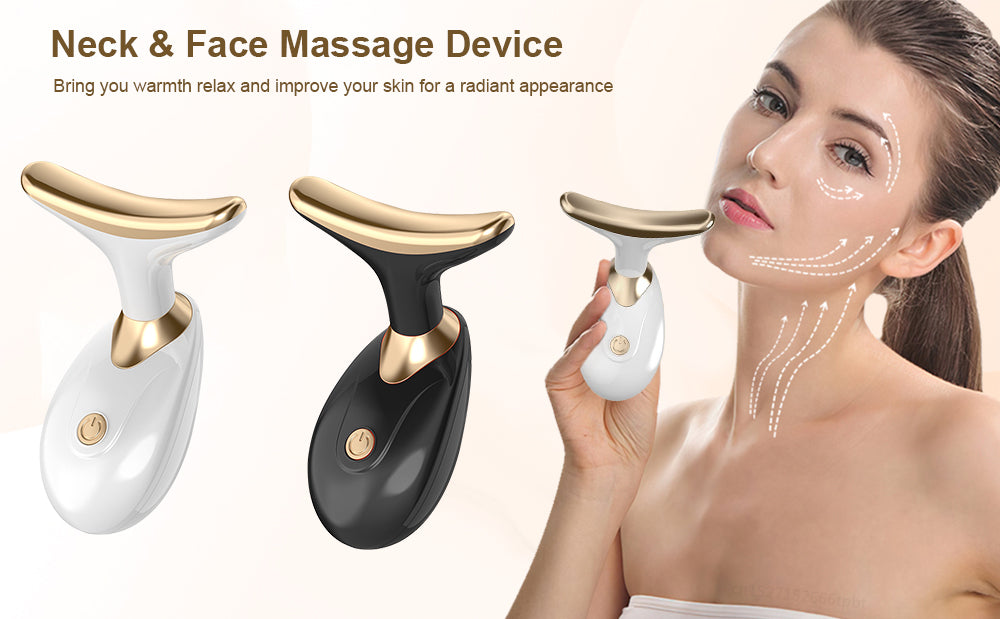 Electric Facial & Neck Massager for Lifting, Firming, and Double Chin Removal