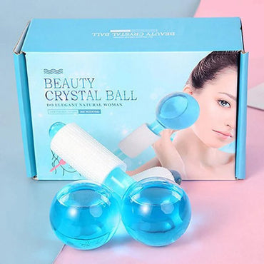 Beauty Crystal Ball - Natural Quartz Facial Massager for Relaxation and Skincare Enhancement