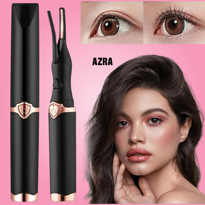 Azra Heated Electric Eyelash Curler – Rechargeable Lash Lifting Tool