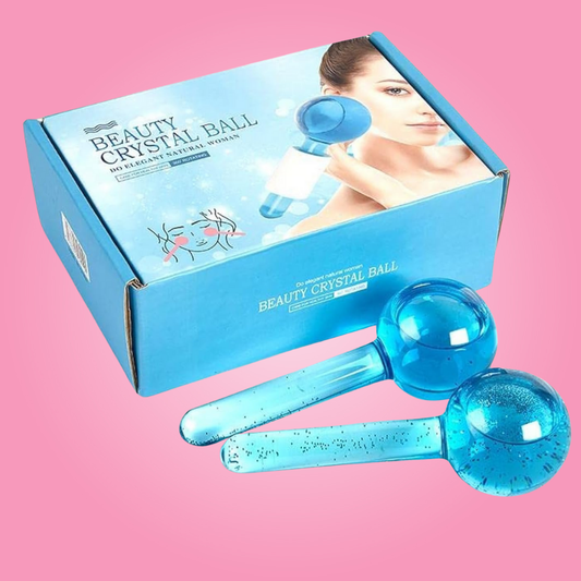Beauty Crystal Ball - Natural Quartz Facial Massager for Relaxation and Skincare Enhancement