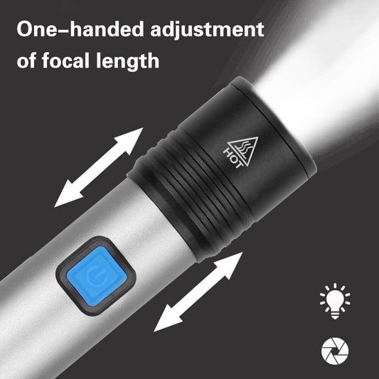 Mini High Beam Rechargeable Flashlight