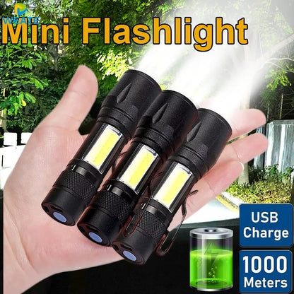 Mini Portable Rechargeable Flashlight