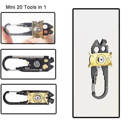 20 in 1 Multi Keychain Tool