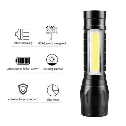 Mini Portable Rechargeable Flashlight